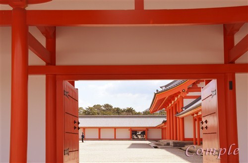 京都御所の額縁構図
