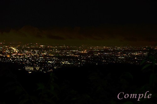 高尾山の夜景写真